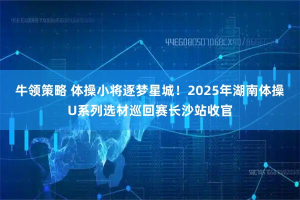 牛领策略 体操小将逐梦星城！2025年湖南体操U系列选材巡回赛长沙站收官